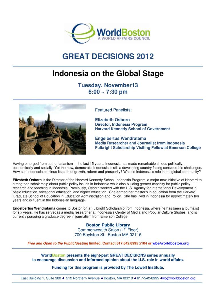 Elizabeth Osborn, Engelbertus Wendratama